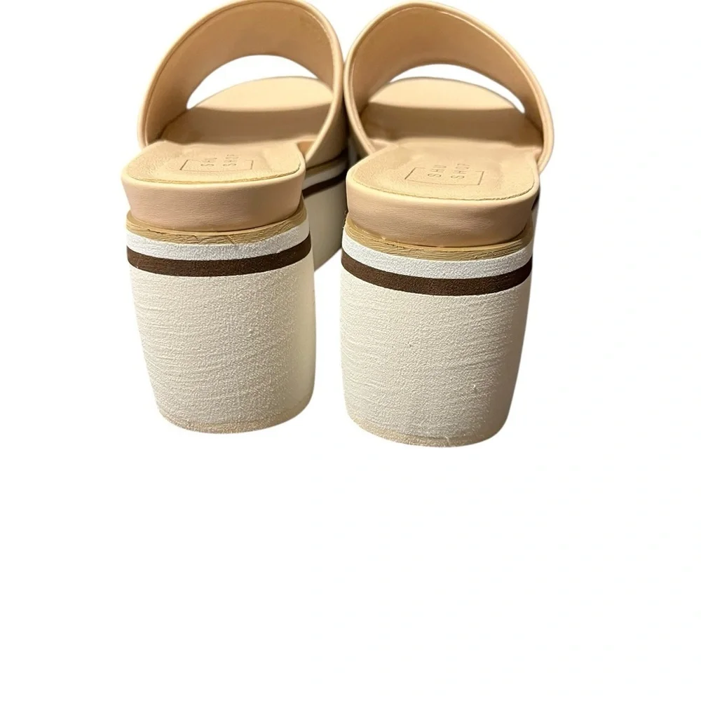 ShuShop Jade Nude Platform Sandals Size 7.5 New In Box